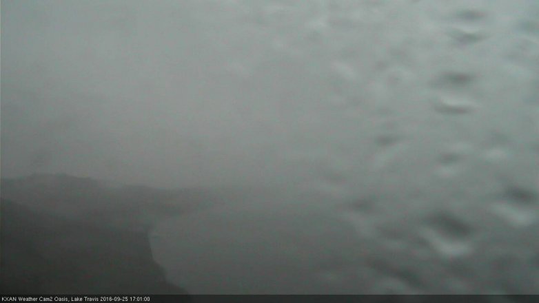 Lake Travis webcam, September 25, 2016 4:15 PM CT