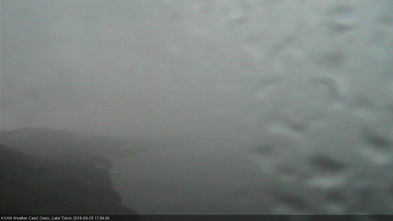 Lake Travis webcam, September 25, 2016 4:30 PM CT