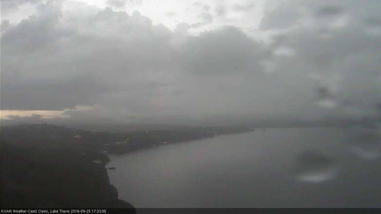 Lake Travis webcam, September 25, 2016 4:45 PM CT