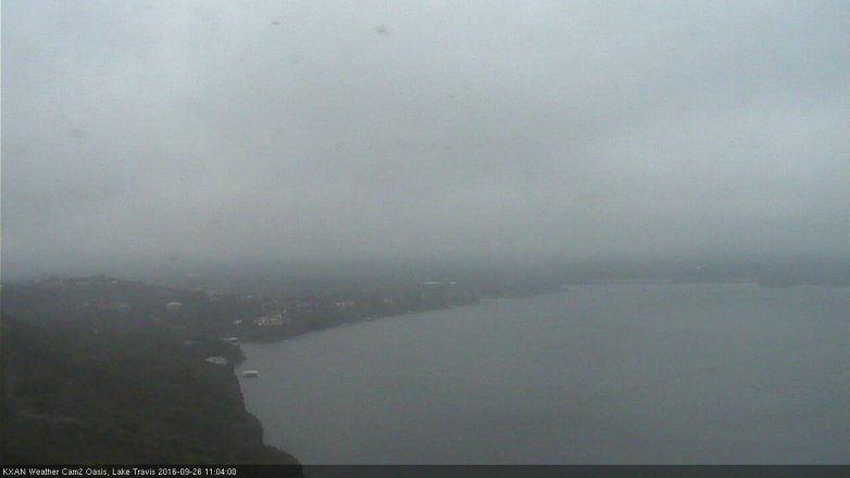 Lake Travis webcam, September 26, 2016 10:10 AM CT