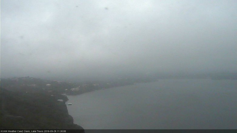 Lake Travis webcam, September 26, 2016 10:40 AM CT