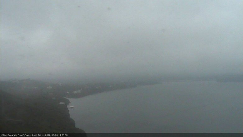 Lake Travis webcam, September 26, 2016 11:00 AM CT