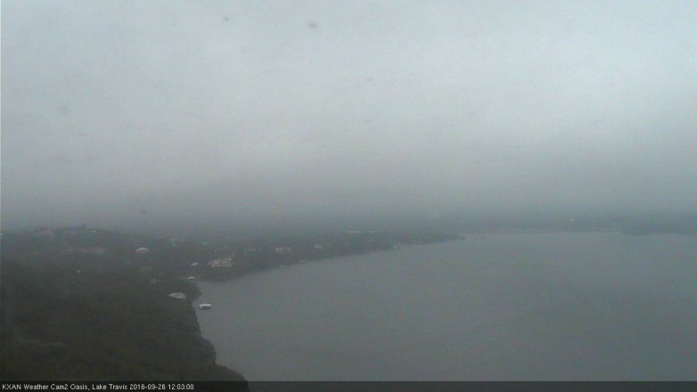 Lake Travis webcam, September 26, 2016 11:15 AM CT