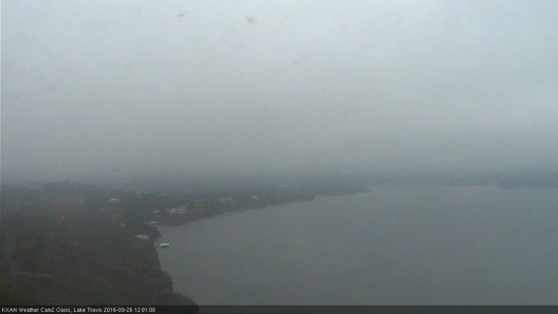 Lake Travis webcam, September 26, 2016 11:25 AM CT
