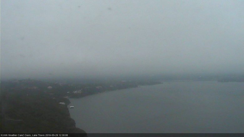 Lake Travis webcam, September 26, 2016 11:35 AM CT