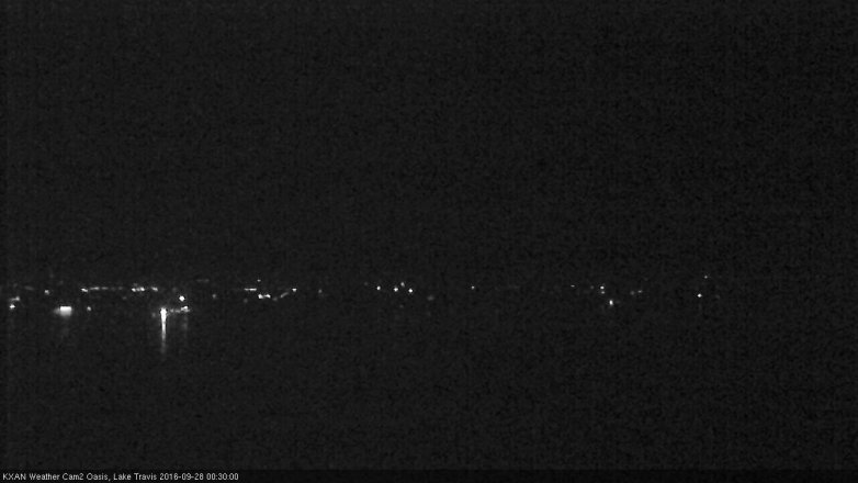 Lake Travis webcam, September 27, 2016 12:00 AM CT
