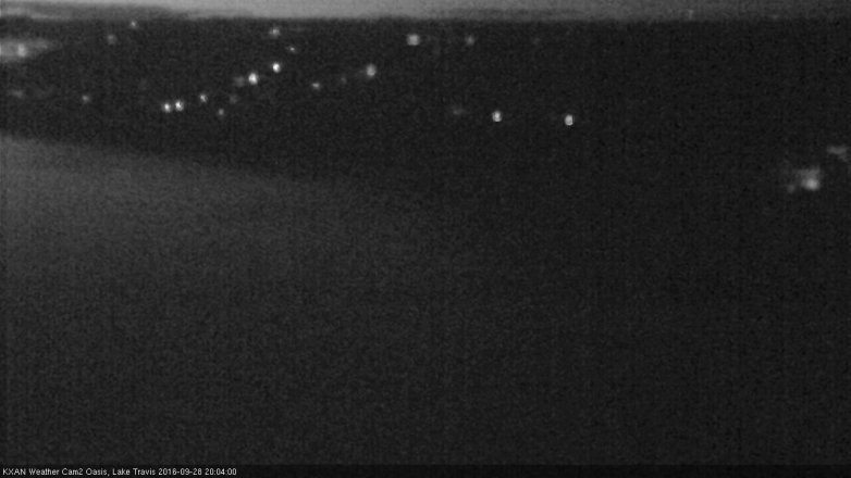Lake Travis webcam, September 28, 2016 7:35 PM CT