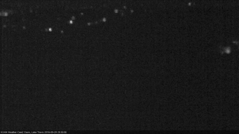Lake Travis webcam, September 28, 2016 7:40 PM CT