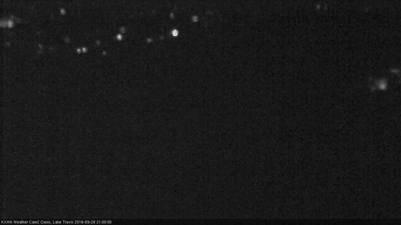 Lake Travis webcam, September 28, 2016 8:10 PM CT