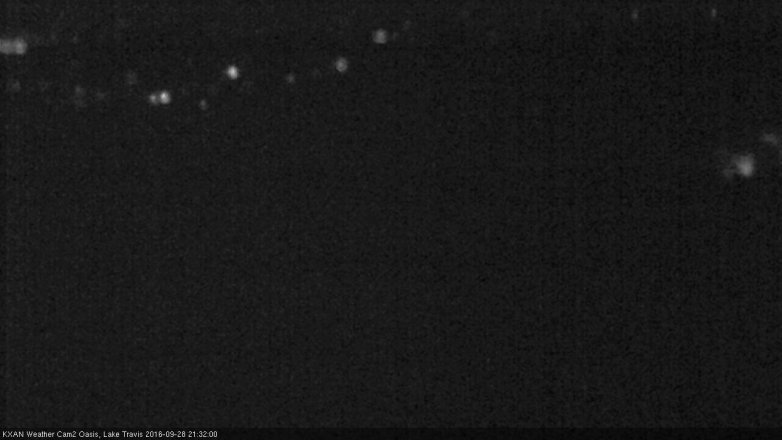 Lake Travis webcam, September 28, 2016 8:40 PM CT