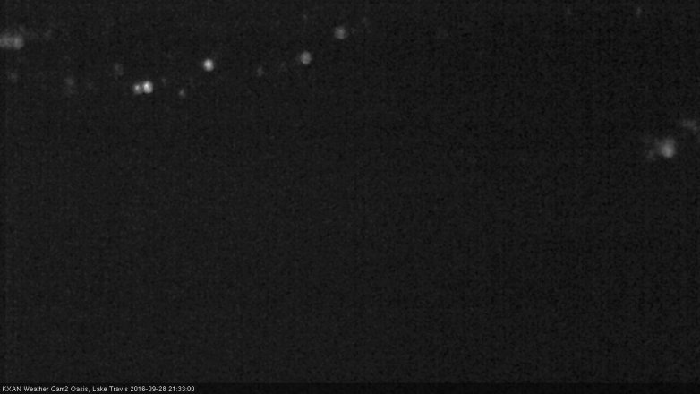 Lake Travis webcam, September 28, 2016 8:55 PM CT
