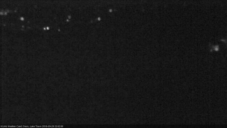 Lake Travis webcam, September 28, 2016 10:05 PM CT