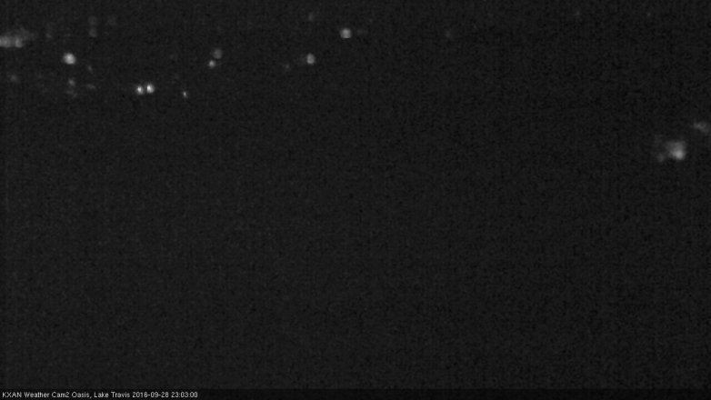 Lake Travis webcam, September 28, 2016 10:10 PM CT