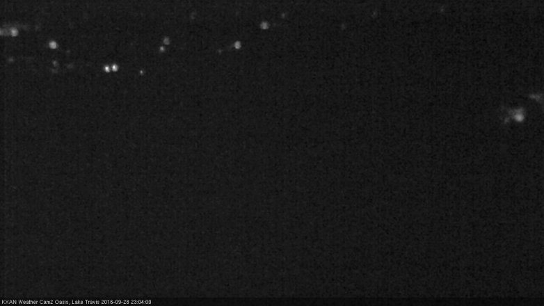 Lake Travis webcam, September 28, 2016 10:30 PM CT
