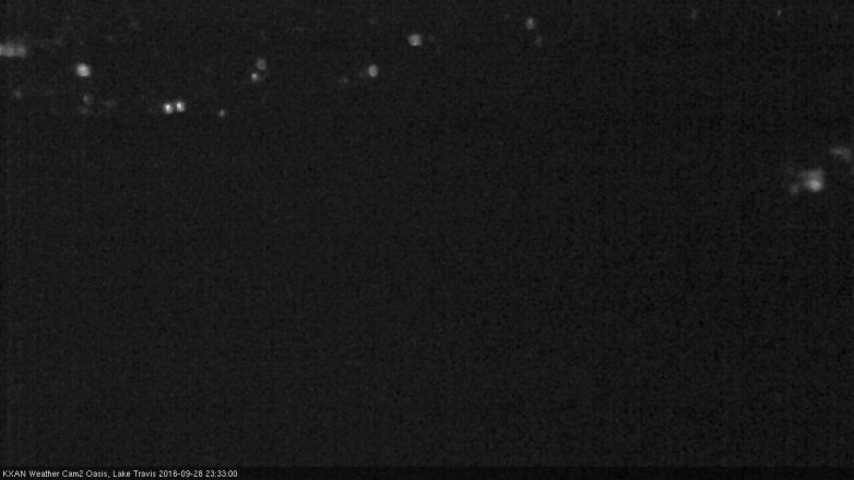 Lake Travis webcam, September 28, 2016 10:40 PM CT
