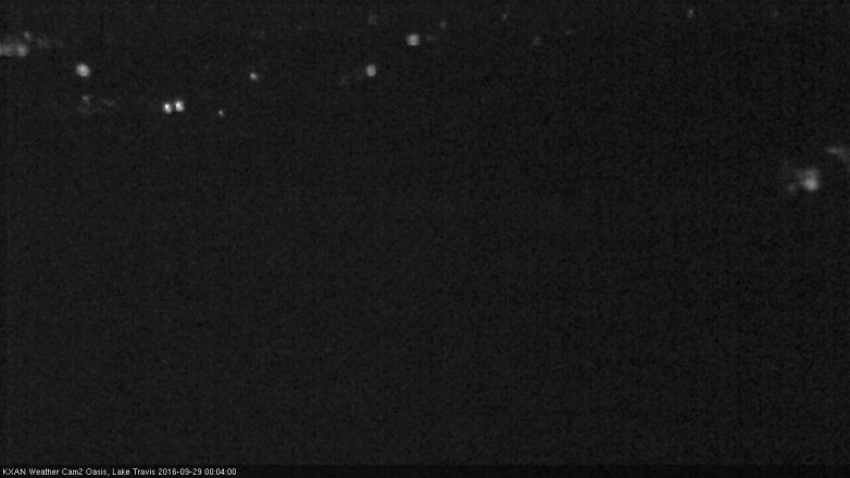 Lake Travis webcam, September 28, 2016 11:20 PM CT
