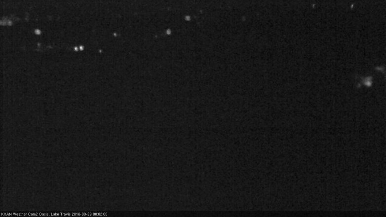 Lake Travis webcam, September 28, 2016 11:25 PM CT