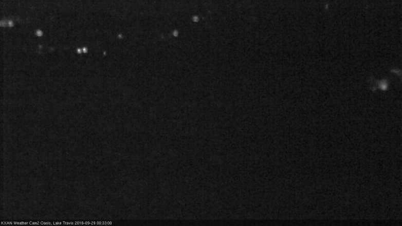 Lake Travis webcam, September 28, 2016 11:55 PM CT