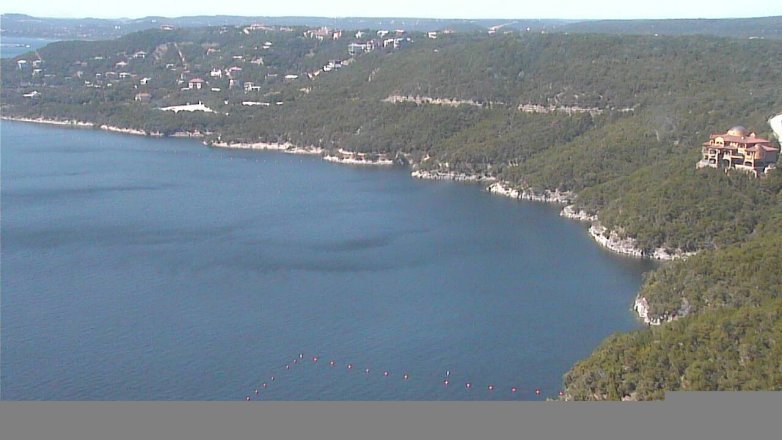 Lake Travis webcam, September 29, 2016 1:50 PM CT