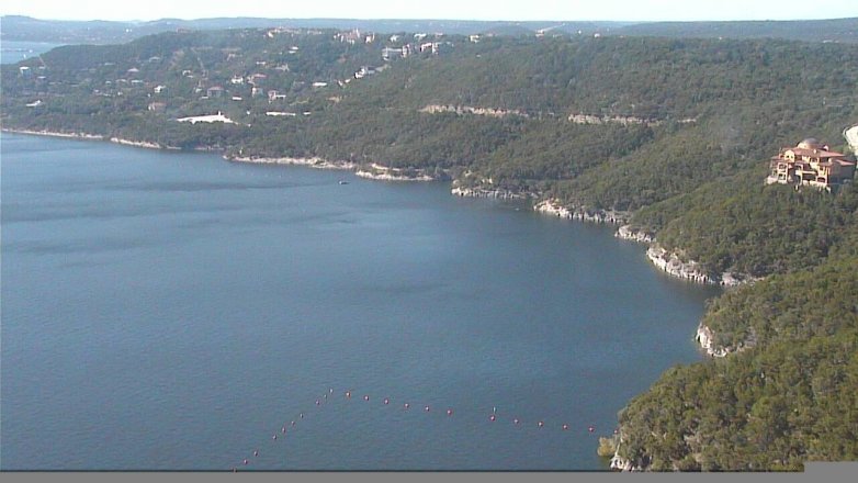 Lake Travis webcam, September 29, 2016 3:05 PM CT