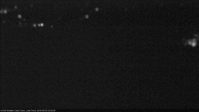 Lake Travis webcam, September 29, 2016 10:35 PM CT