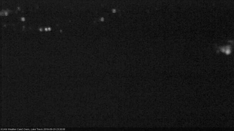 Lake Travis webcam, September 29, 2016 10:55 PM CT