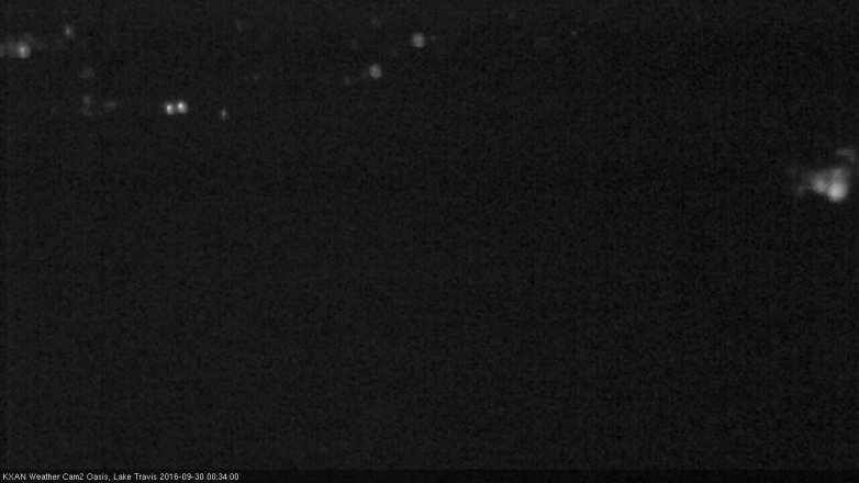Lake Travis webcam, September 29, 2016 12:00 AM CT