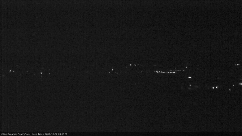 Lake Travis webcam, October 1, 2016 12:00 AM CT
