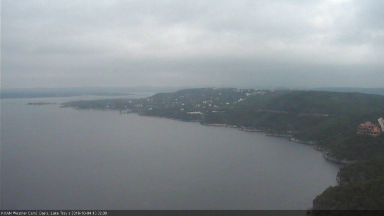 Lake Travis webcam, October 4, 2016 9:20 AM CT