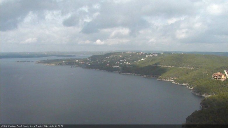 Lake Travis webcam, October 4, 2016 10:20 AM CT