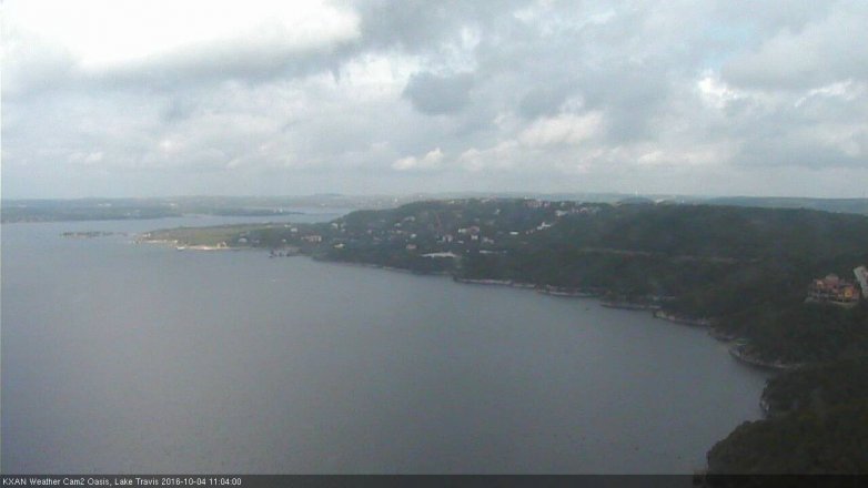 Lake Travis webcam, October 4, 2016 10:30 AM CT