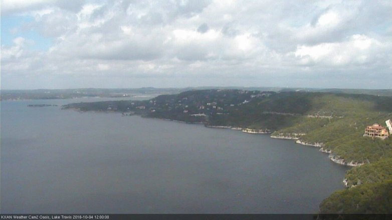 Lake Travis webcam, October 4, 2016 11:20 AM CT