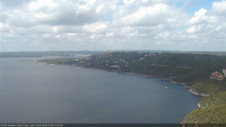 Lake Travis webcam, October 4, 2016 11:55 AM CT