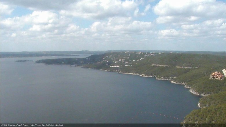 Lake Travis webcam, October 4, 2016 1:05 PM CT