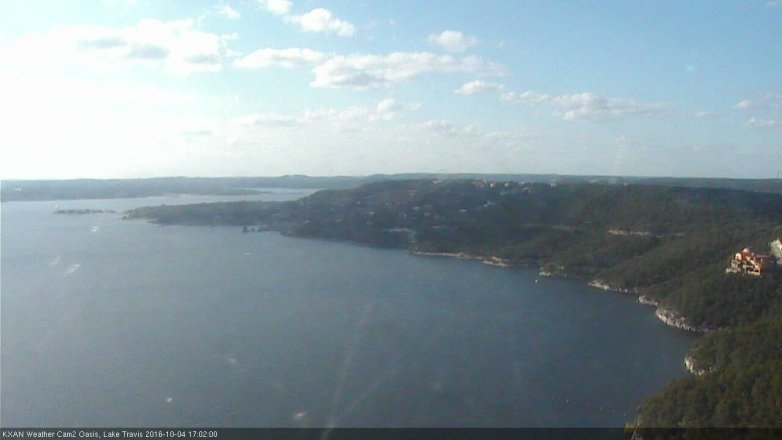Lake Travis webcam, October 4, 2016 4:10 PM CT