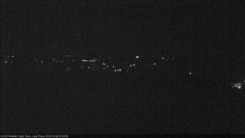 Lake Travis webcam, October 4, 2016 7:40 PM CT