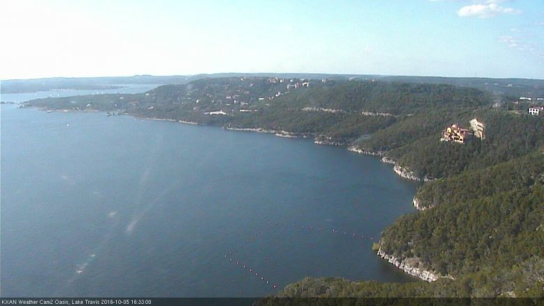 Lake Travis webcam, October 5, 2016 4:00 PM CT