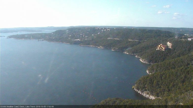 Lake Travis webcam, October 5, 2016 4:30 PM CT