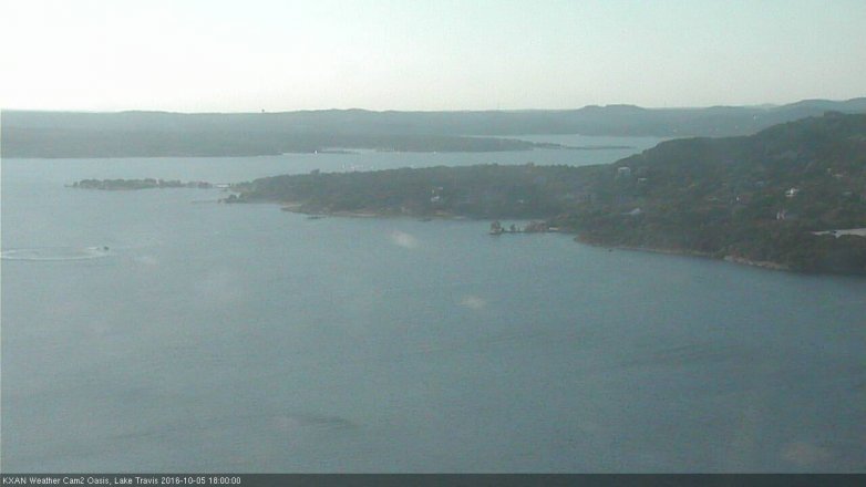 Lake Travis webcam, October 5, 2016 5:05 PM CT