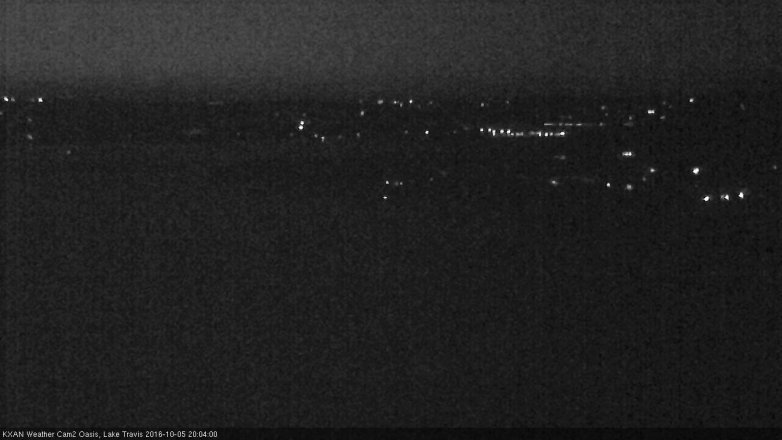 Lake Travis webcam, October 5, 2016 7:35 PM CT