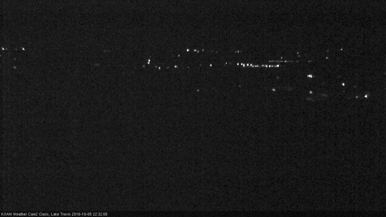 Lake Travis webcam, October 5, 2016 9:35 PM CT
