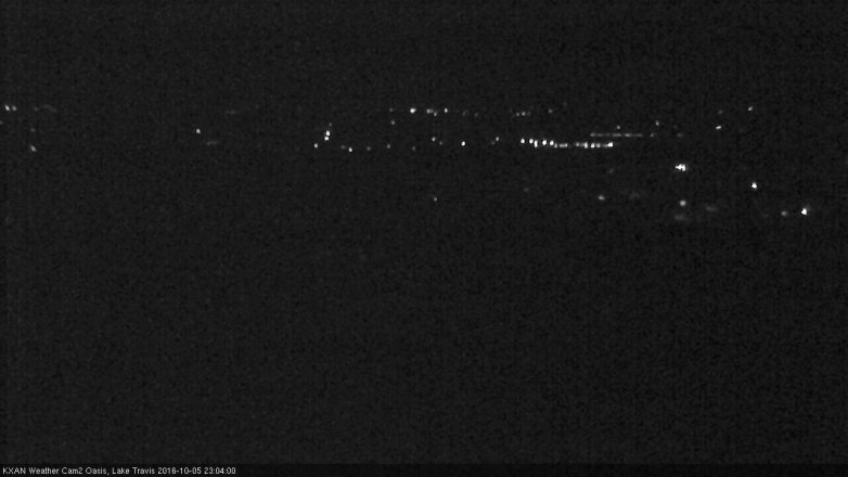 Lake Travis webcam, October 5, 2016 10:35 PM CT