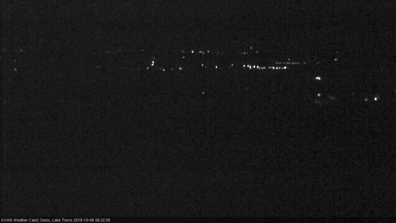 Lake Travis webcam, October 5, 2016 11:45 PM CT