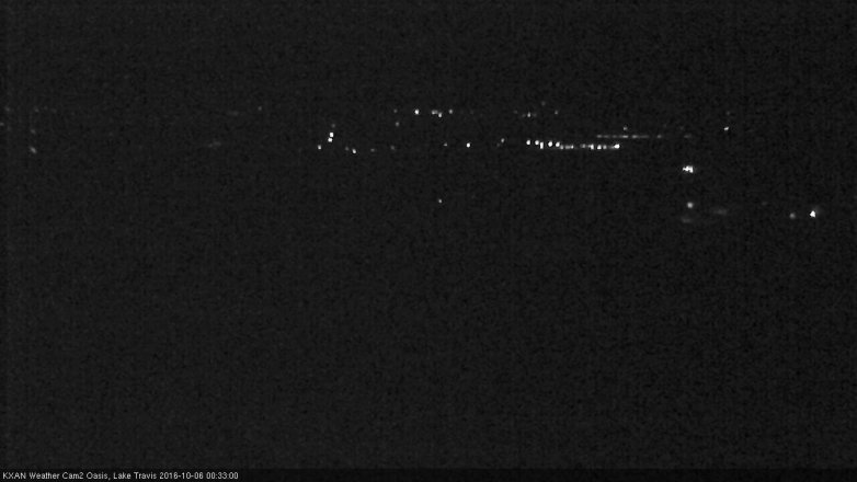 Lake Travis webcam, October 5, 2016 12:00 AM CT