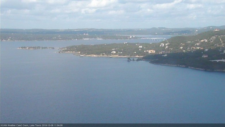 Lake Travis webcam, October 6, 2016 10:35 AM CT