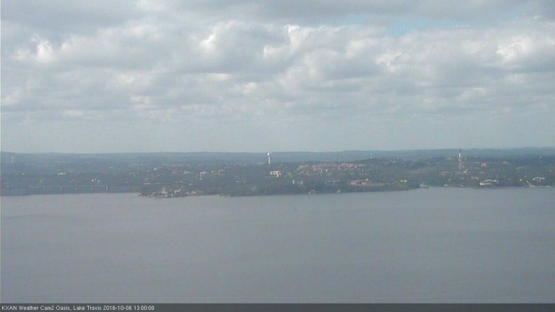 Lake Travis webcam, October 6, 2016 12:05 PM CT