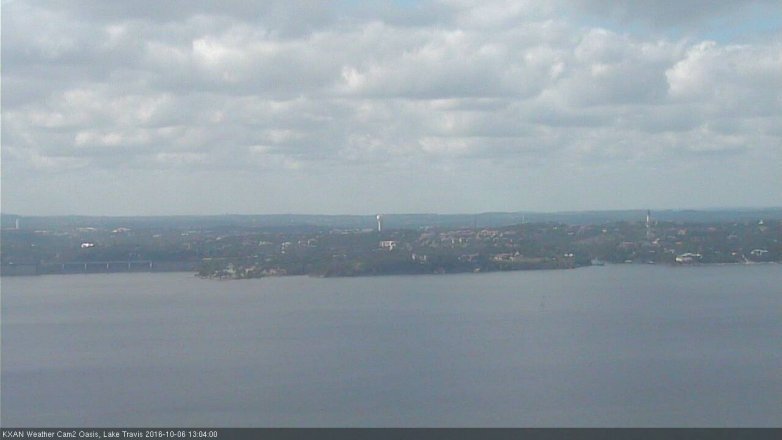 Lake Travis webcam, October 6, 2016 12:30 PM CT