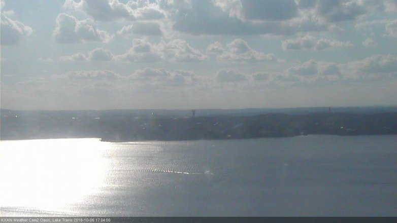 Lake Travis webcam, October 6, 2016 4:10 PM CT