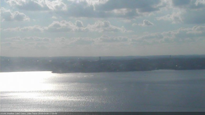Lake Travis webcam, October 6, 2016 4:15 PM CT