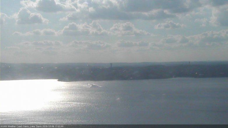 Lake Travis webcam, October 6, 2016 4:20 PM CT